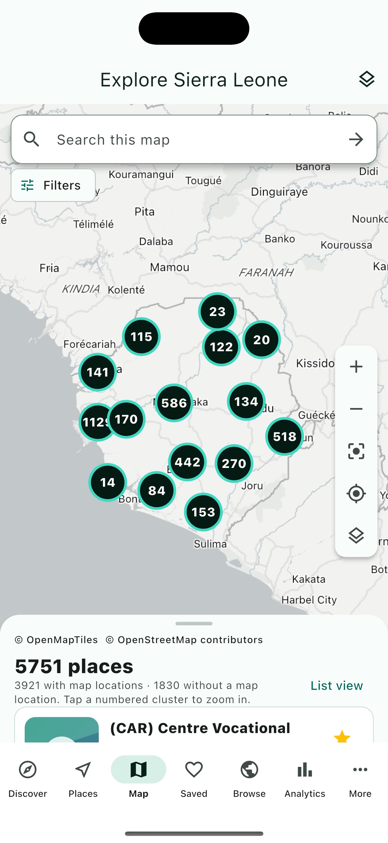 Current Ar Sabi Salone map preview